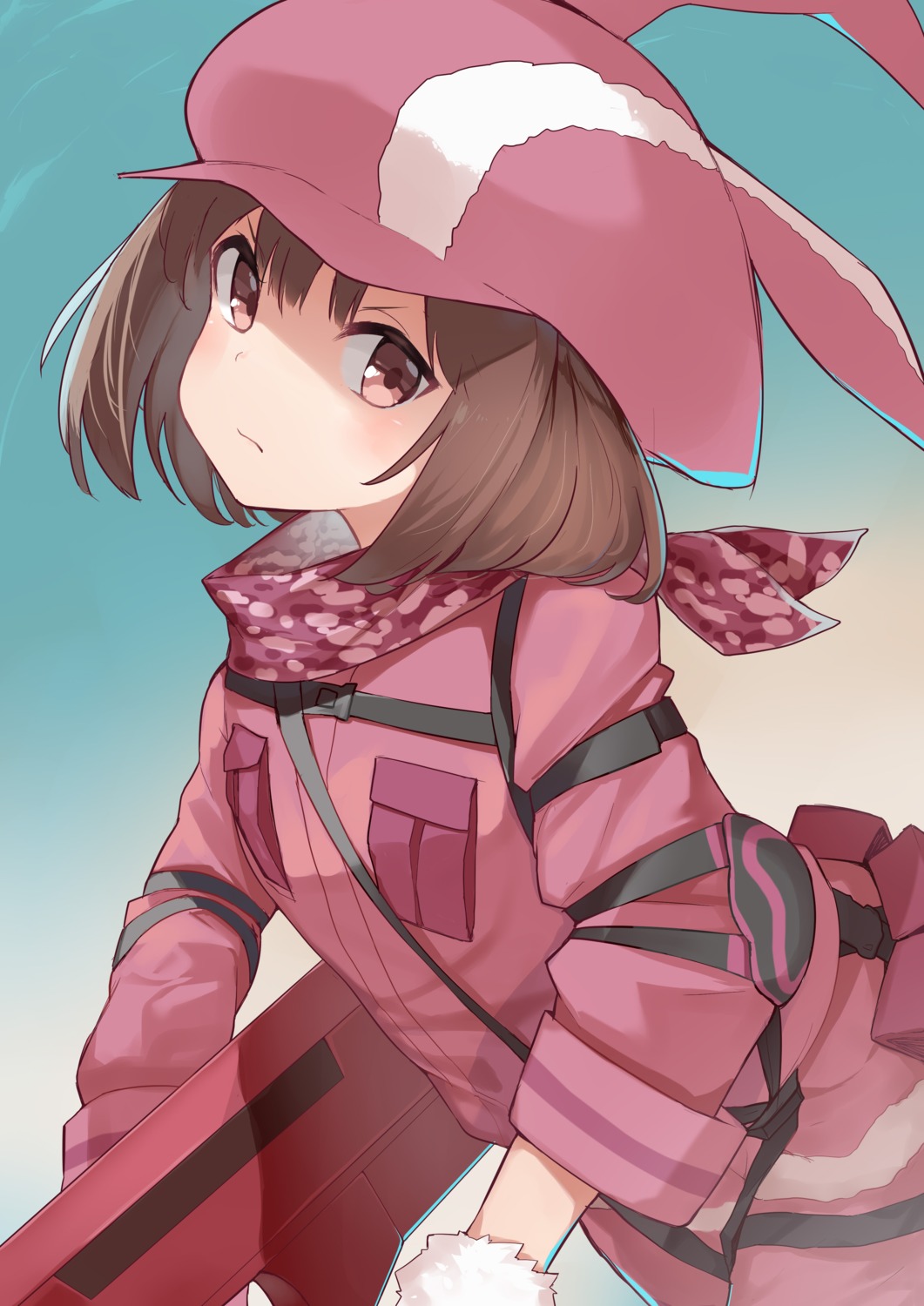 bodysuit gun kohiruimaki_karen kura_ekaki llenn sword_art_online_alternative:_gun_gale_online