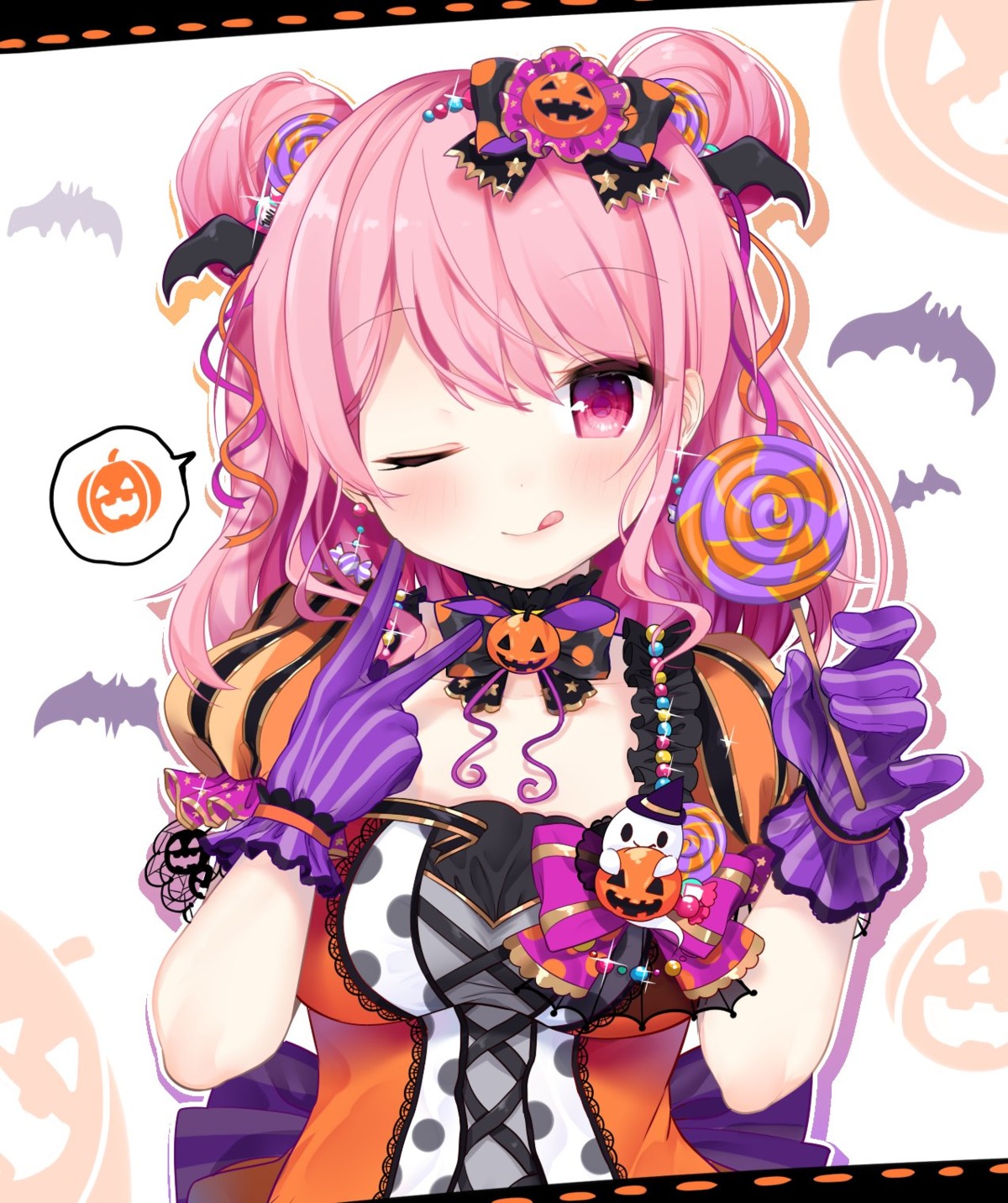 bang_dream! halloween maruyama_aya shika_yuno