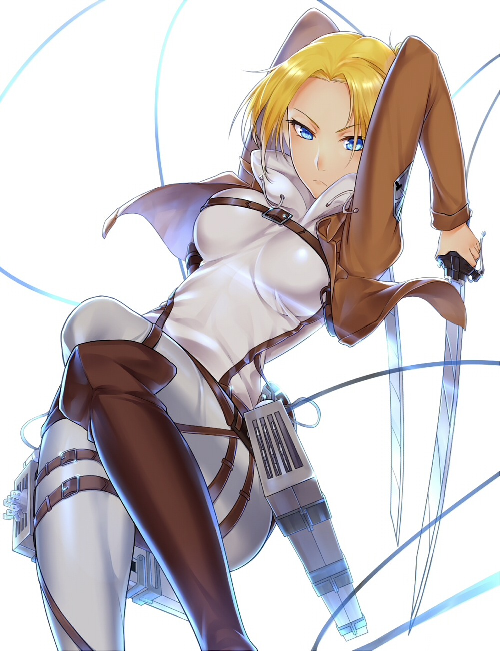 annie_leonhardt shingeki_no_kyojin suika01 sword