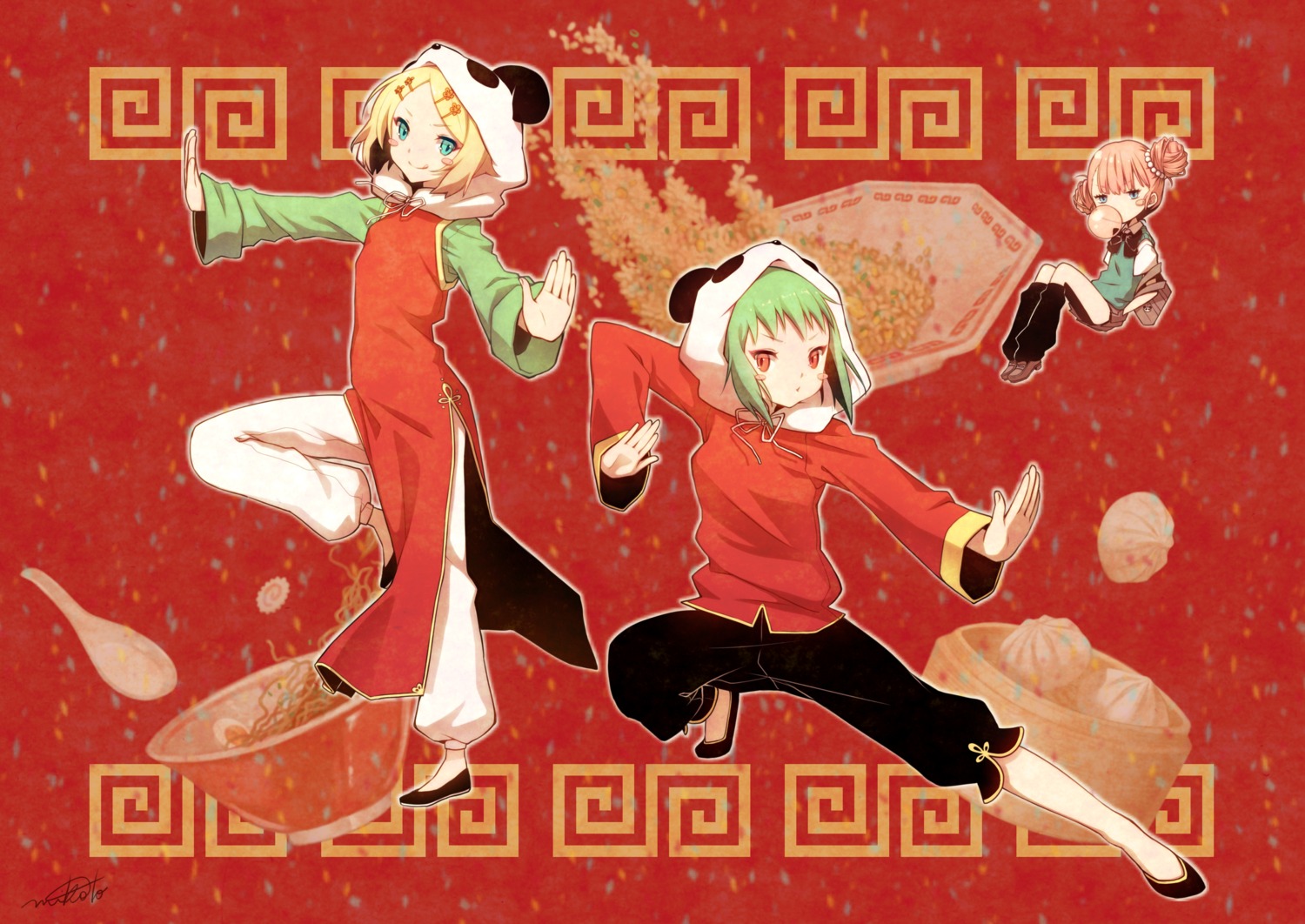 1-2_fanclub_(vocaloid) gumi kagamine_rin nana_mikoto vocaloid