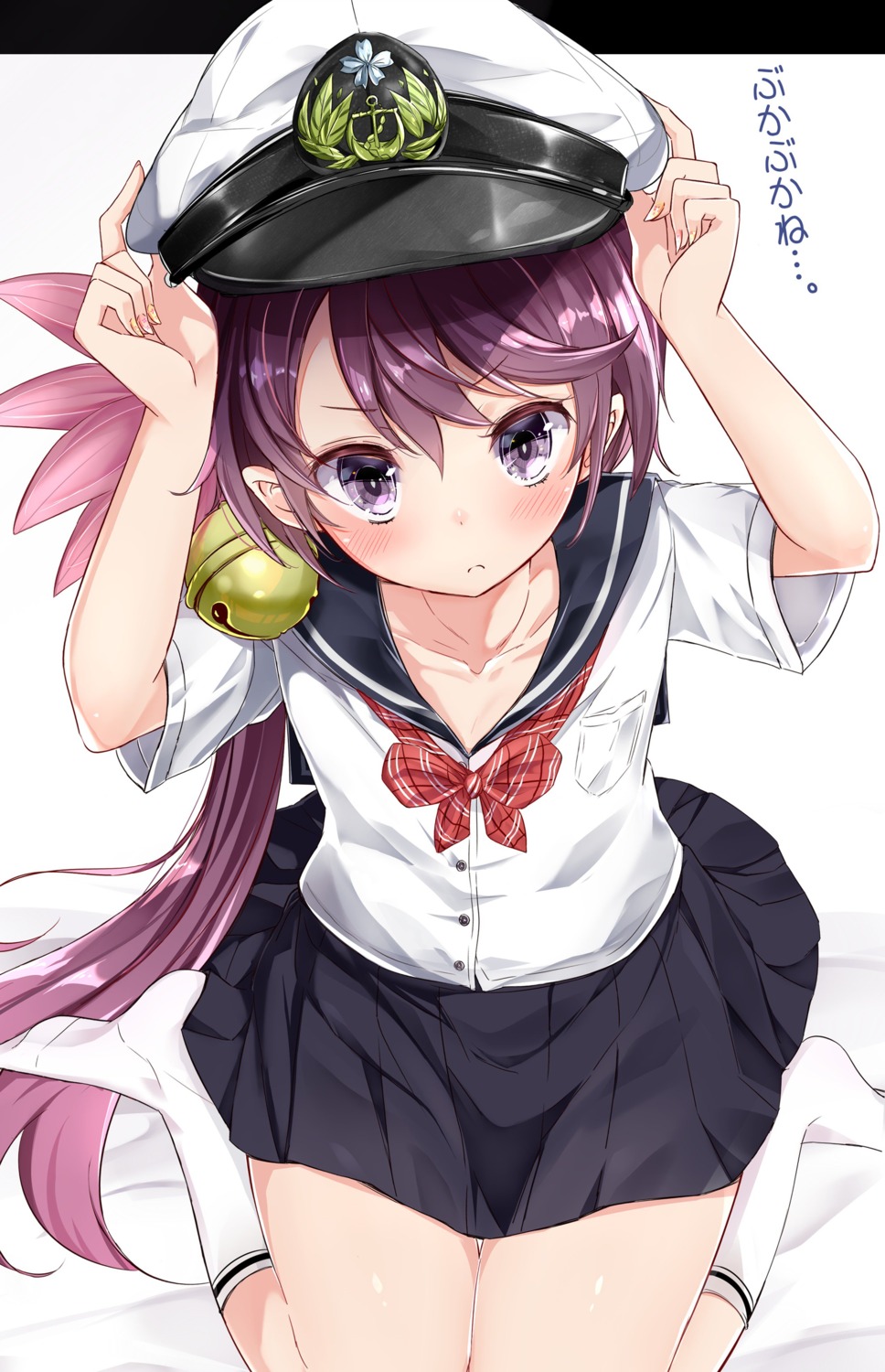 akebono_(kancolle) hamaken kantai_collection seifuku