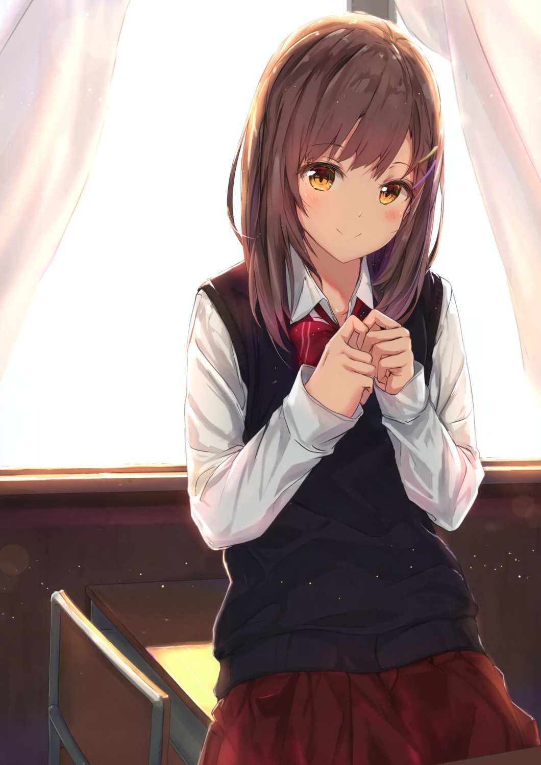 kankitsu_shoujo na_kyo seifuku sweater