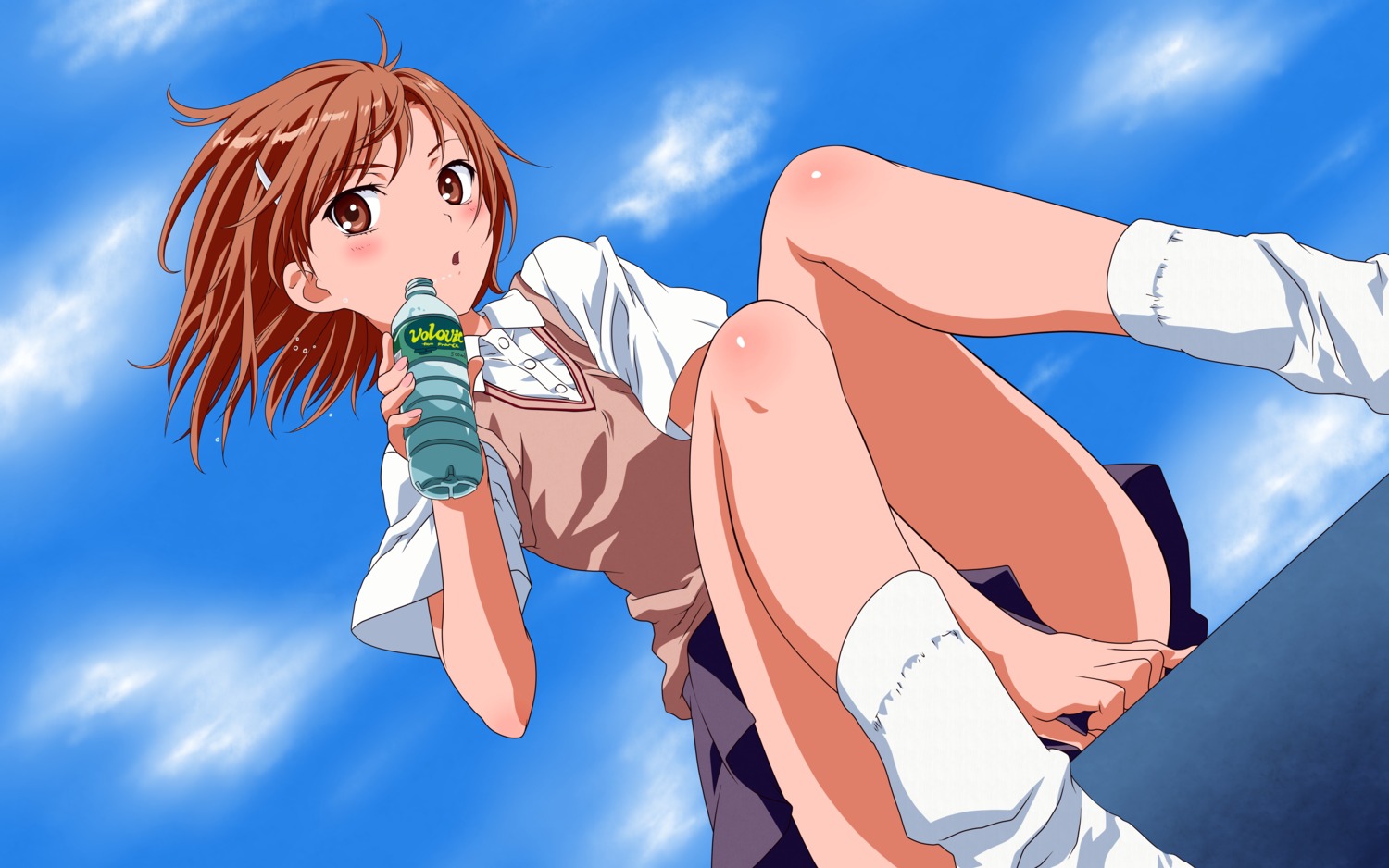 konno_naoyuki misaka_mikoto seifuku toaru_kagaku_no_railgun toaru_majutsu_no_index