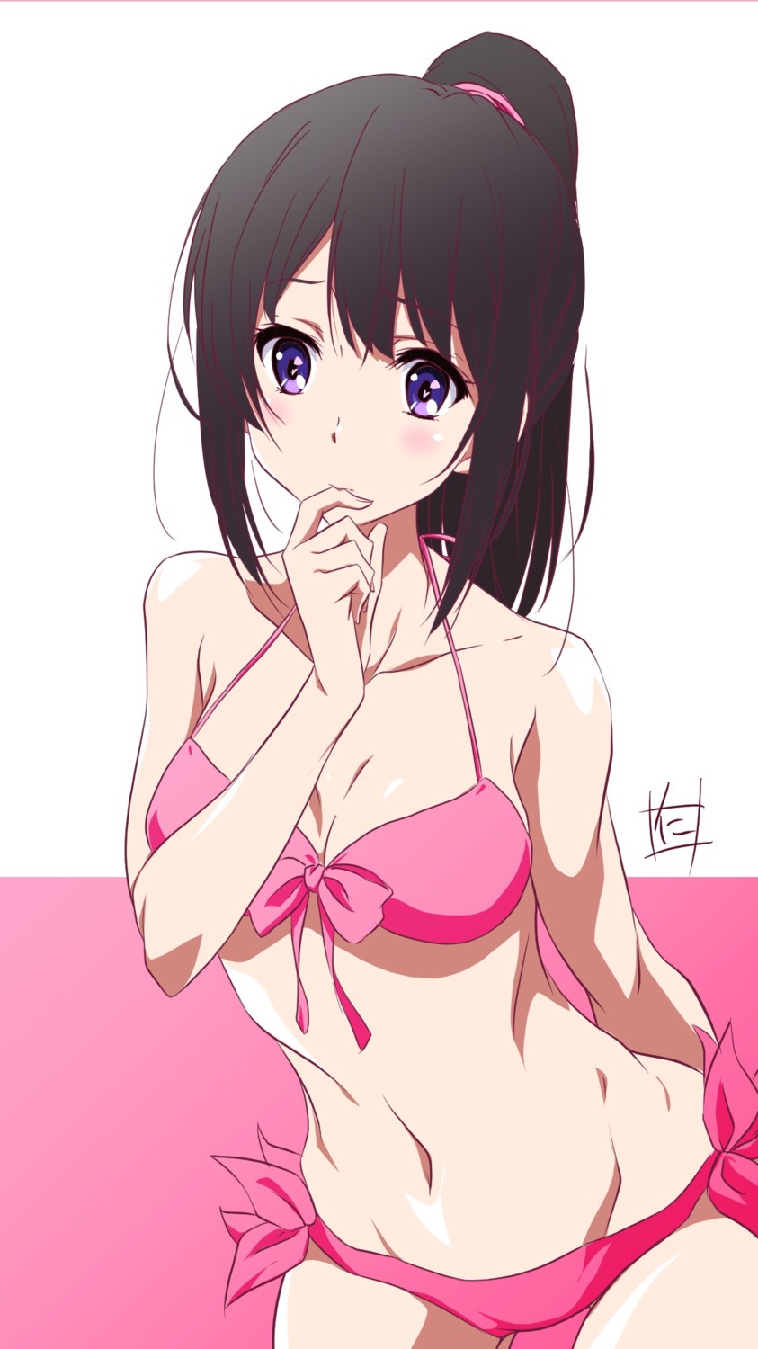 bikini cleavage hibike!_euphonium kousaka_reina nii_manabu swimsuits