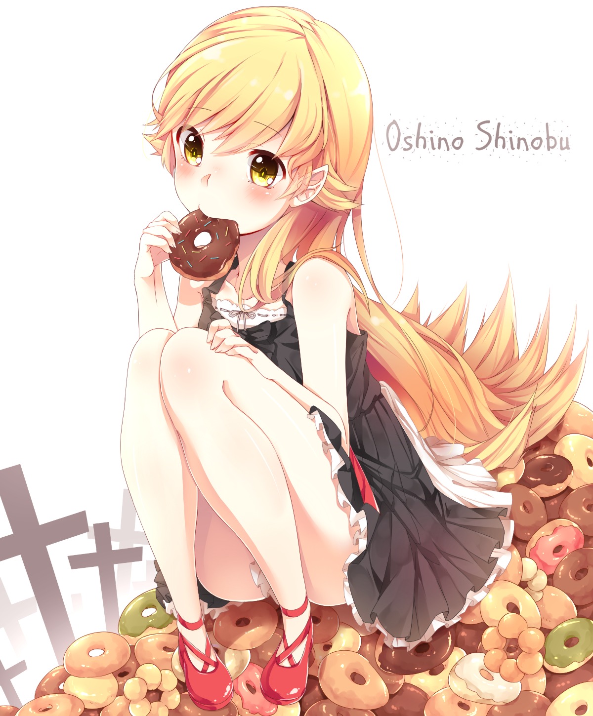 bakemonogatari monogatari_(series) nisemonogatari oshino_shinobu umeno_(shio1205)