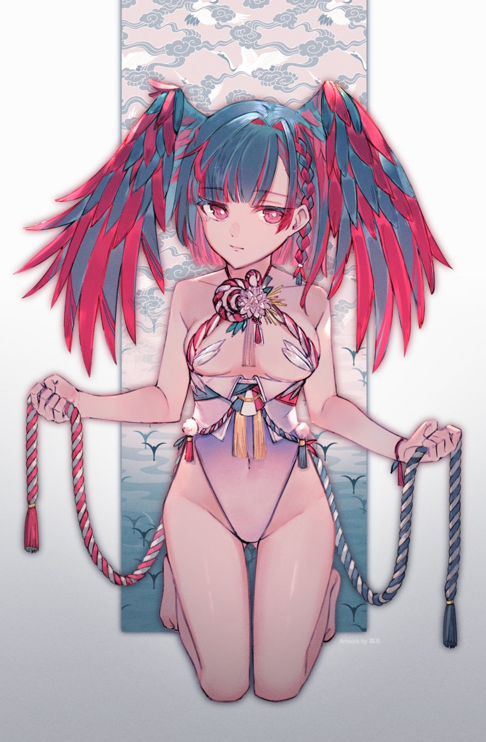 leotard no_bra watori_re wings