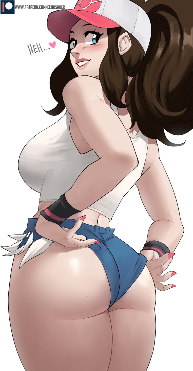 ass echo_saber pokemon pokemon_bw touko_(pokemon)