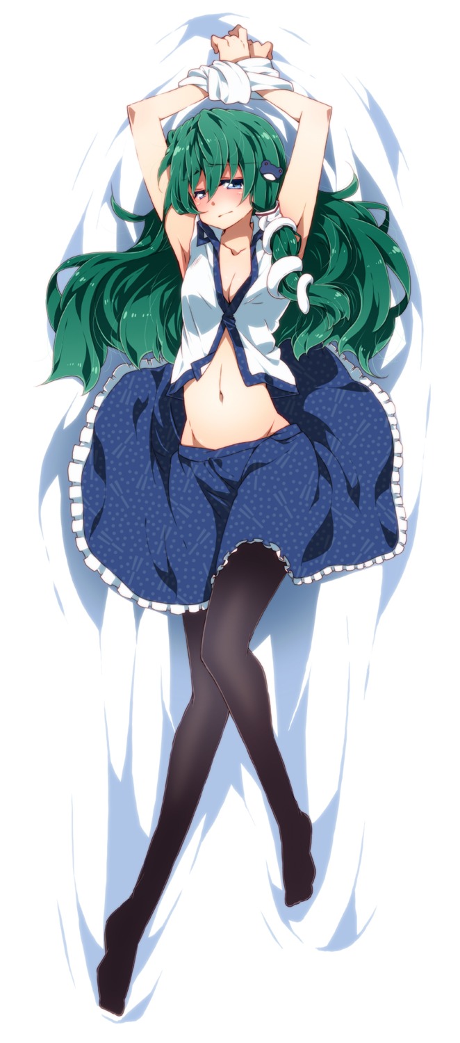 cleavage kochiya_sanae pantyhose ringo78 touhou