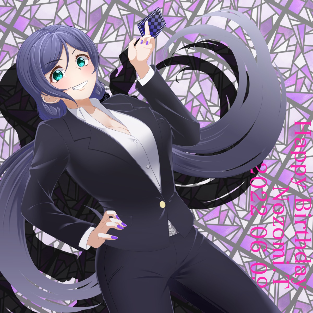 business_suit cleavage love_live! tagme toujou_nozomi