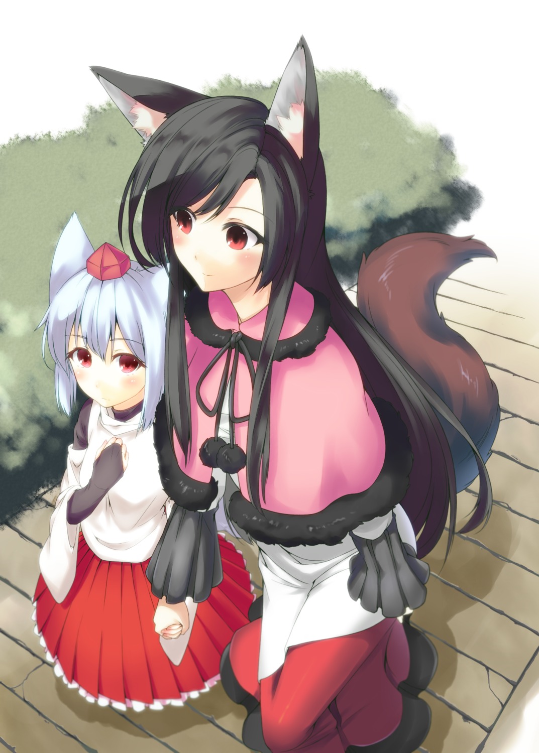 aino-san_(miximixi39) animal_ears imaizumi_kagerou inubashiri_momiji tail touhou