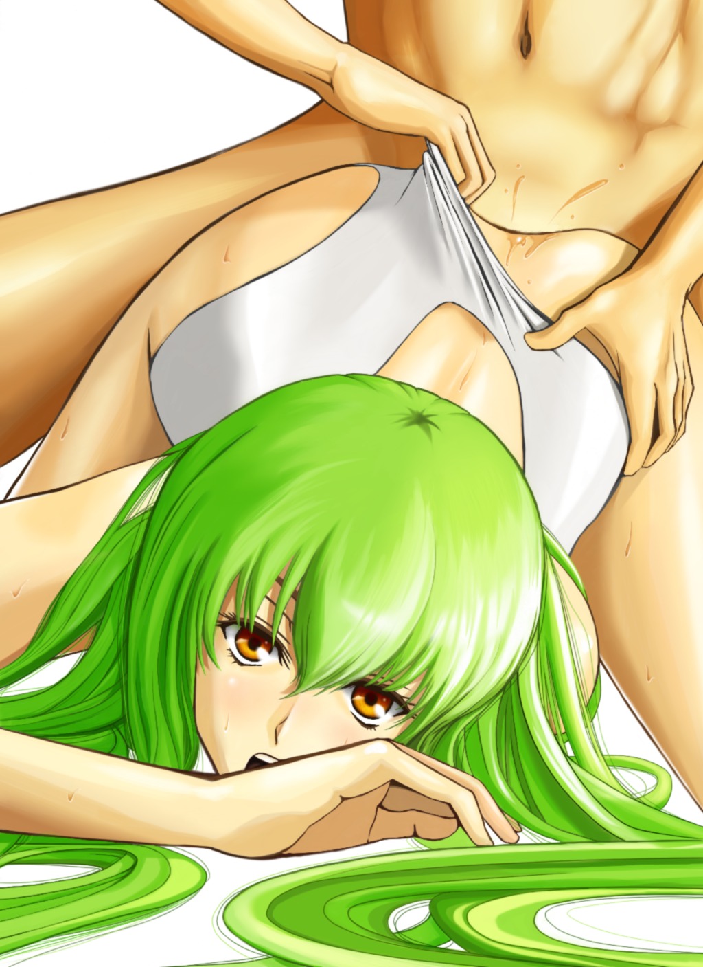 c.c. code_geass hyper_heiki pussy_juice sex swimsuits undressing wet