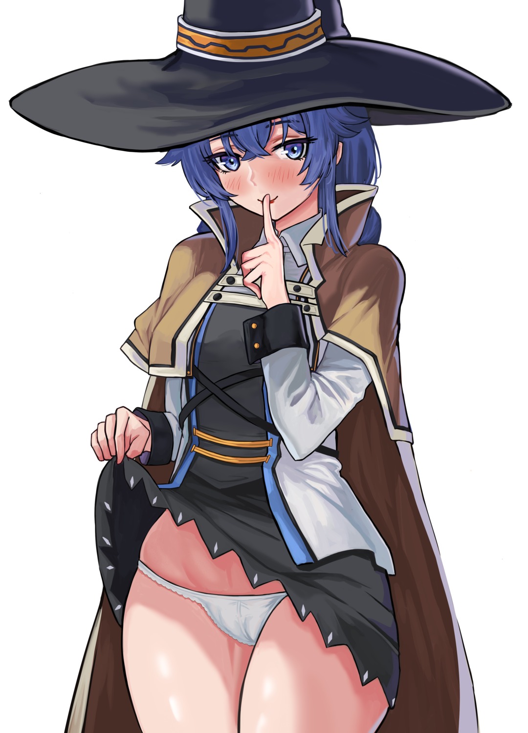 cameltoe loooyd mushoku_tensei pantsu roxy_migurdia skirt_lift witch