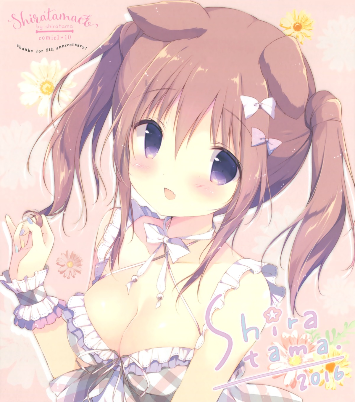 animal_ears dress inumimi marron_(shiratama) shiratama shiratamaco