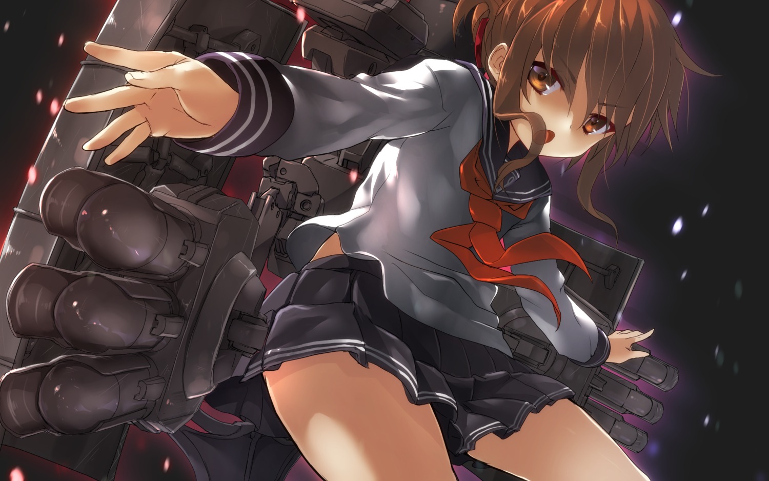 inazuma_(kancolle) kantai_collection magu_(mugsfc) seifuku wallpaper