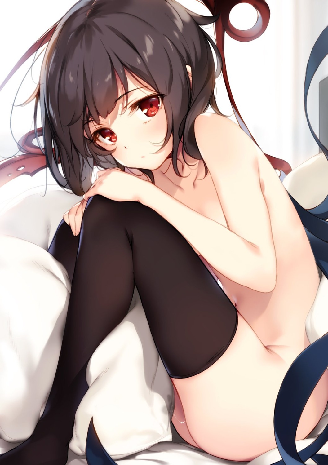 houjuu_nue ke-ta loli naked pussy_juice thighhighs touhou