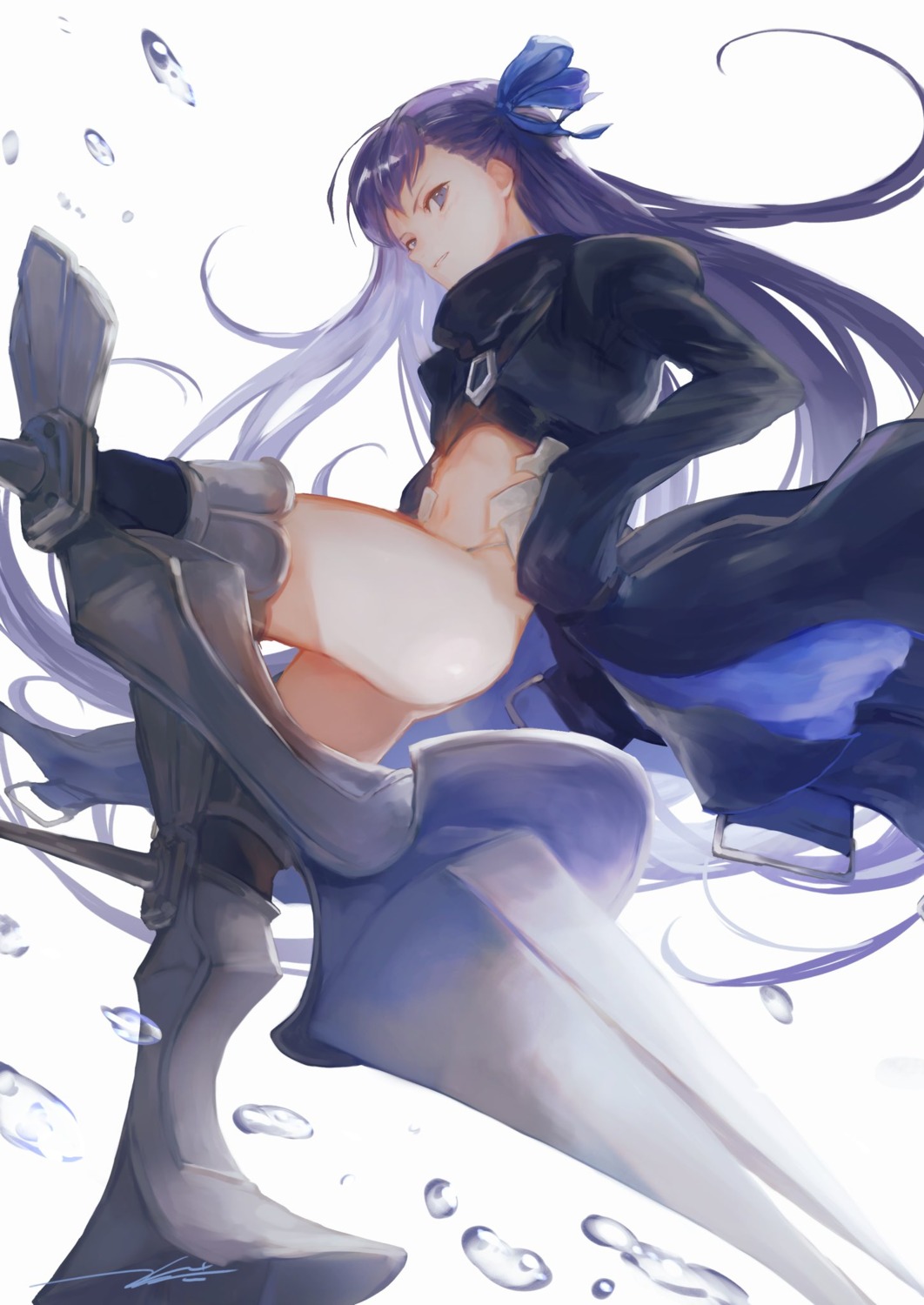 armor fate/extra fate/extra_ccc fate/grand_order fate/stay_night kouzuki_kei meltryllis pantsu thighhighs