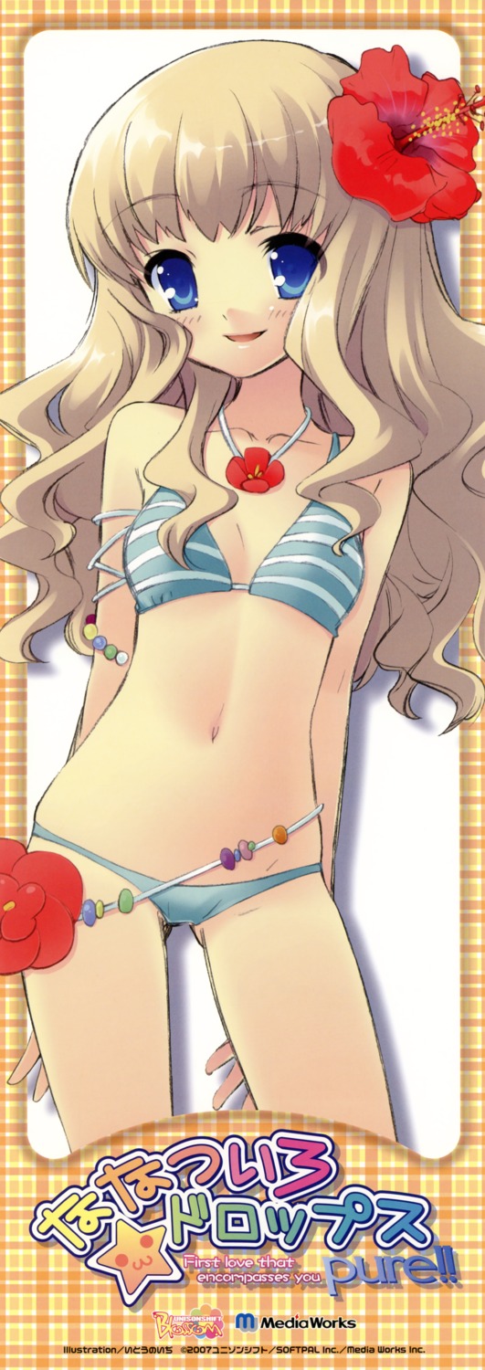 bikini fixed ito_noizi koiwai_flora nanatsuiro_drops stick_poster swimsuits unisonshift