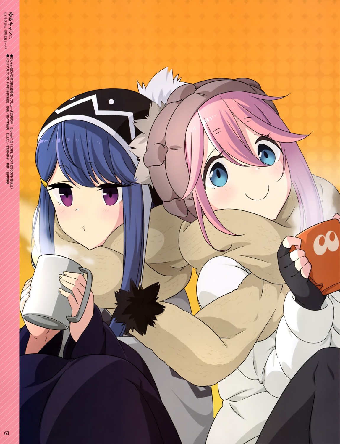 kagamihara_nadeshiko sasaki_mutsumi_(bee_train) shima_rin yurucamp