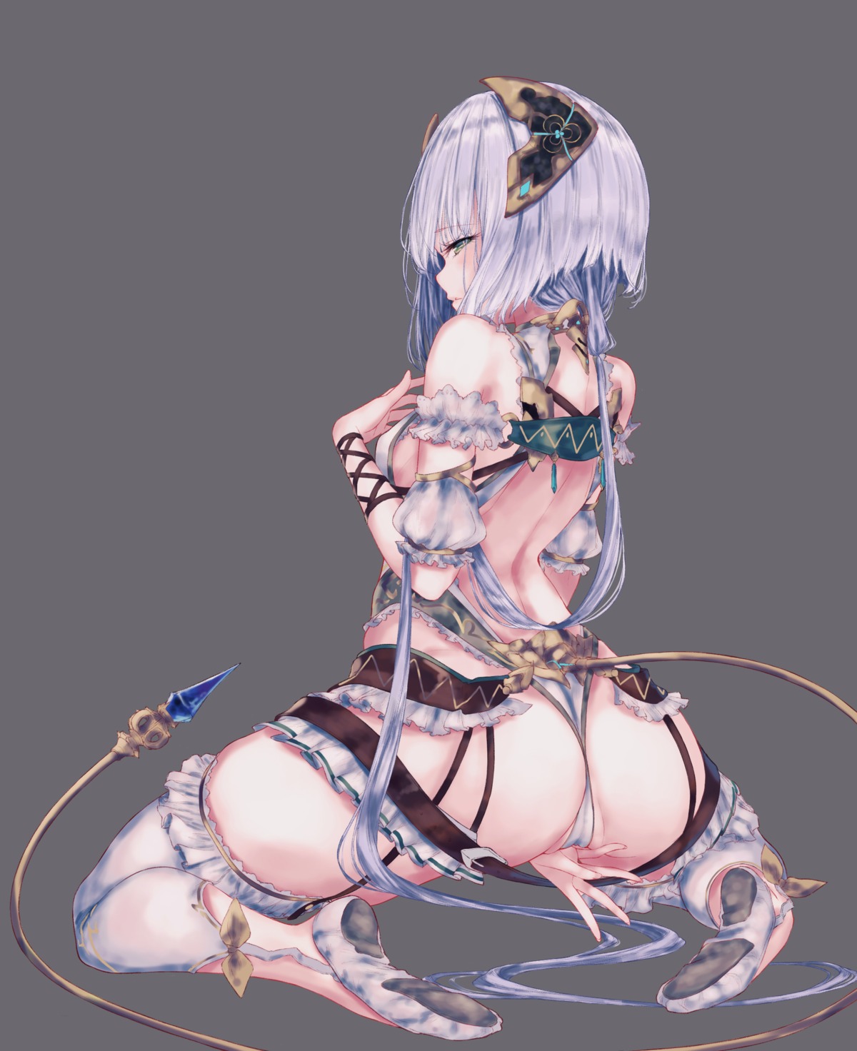 ass atelier atelier_sophie cameltoe leotard plachta stockings tail thighhighs wakaba9704