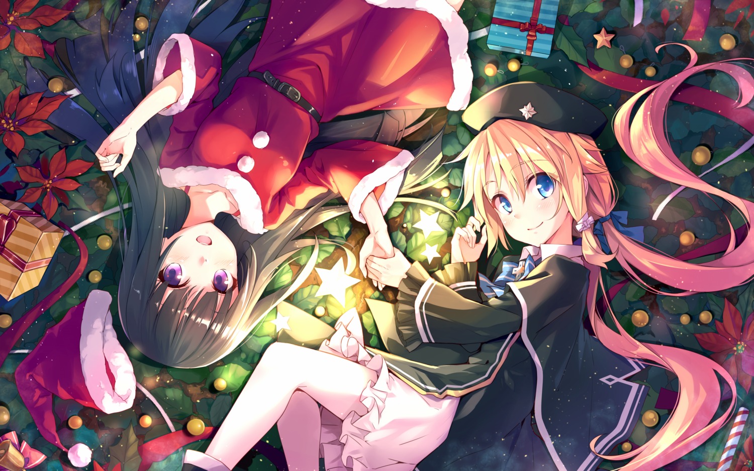 christmas dress hika_(cross-angel) magi_in_wanchin_basilica wallpaper xiao_ma