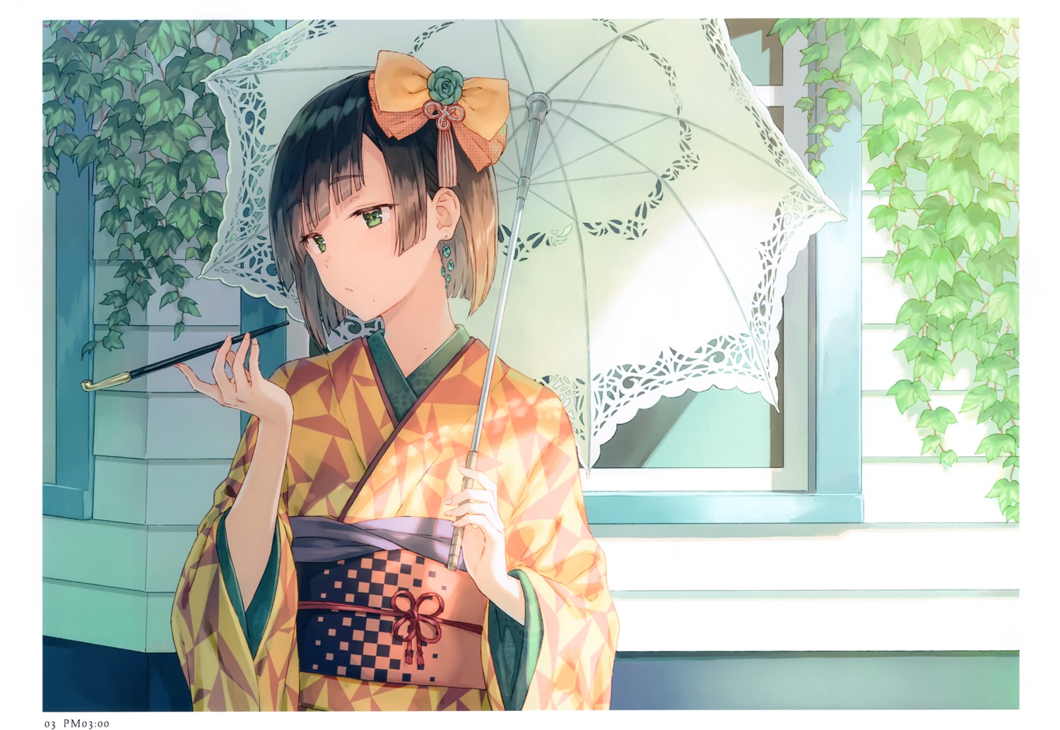 hiten hitenkei kimono umbrella