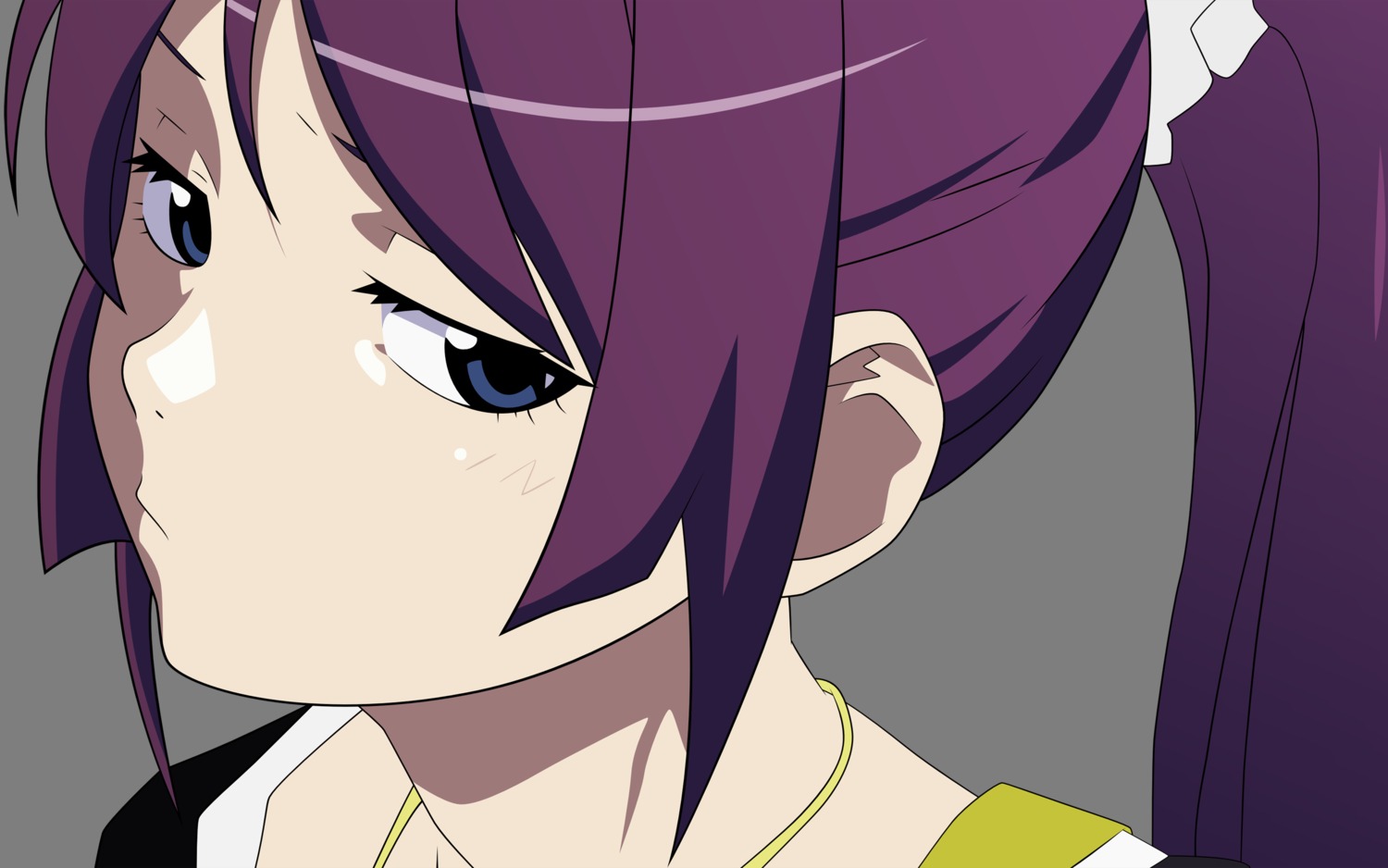 bakemonogatari monogatari_(series) senjougahara_hitagi transparent_png vector_trace