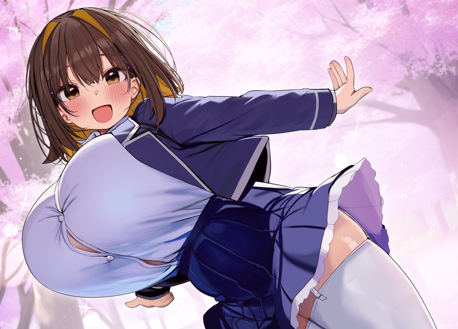 rouka seifuku skirt_lift stockings thighhighs