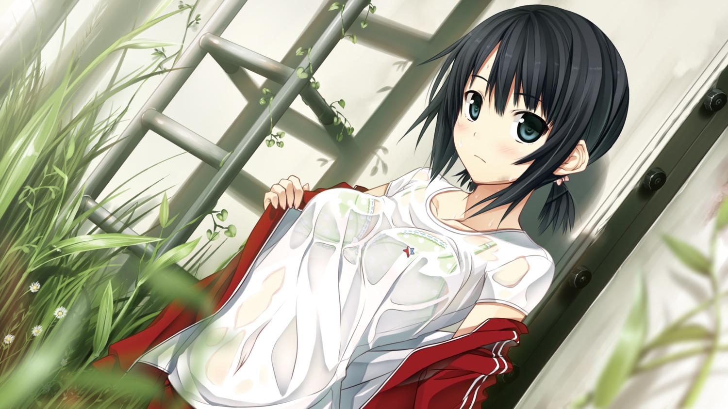 arishima_alice bra cura game_cg lose monobeno see_through wet wet_clothes