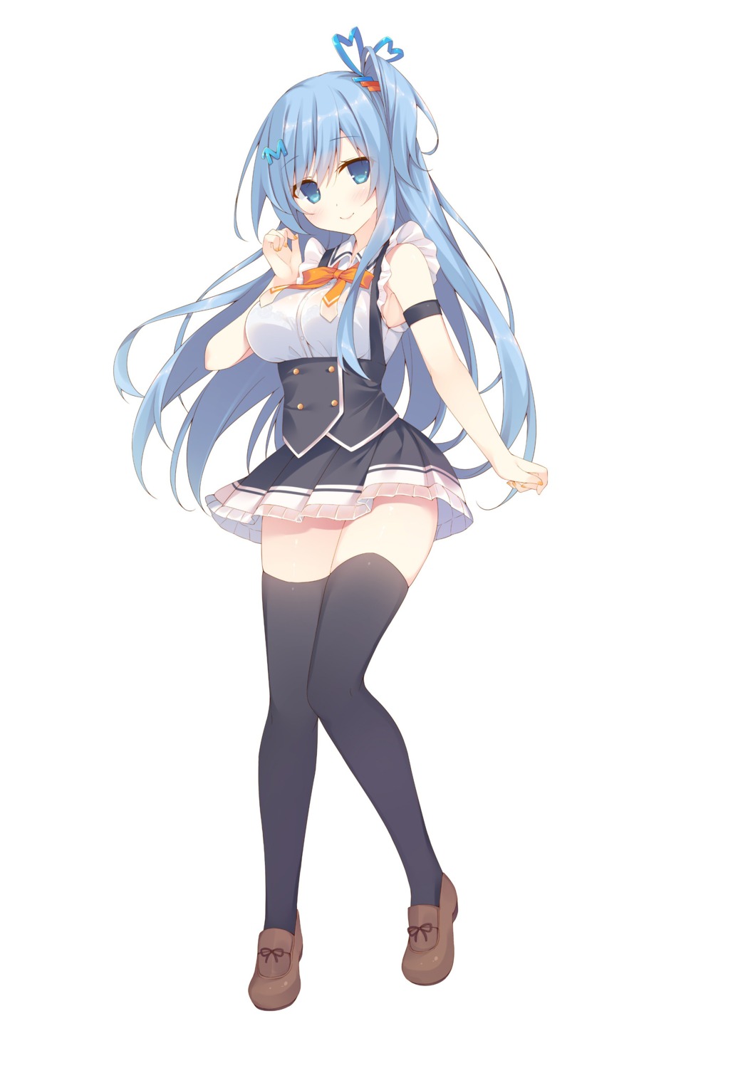 bra emori_miku emori_miku_project miko_92 see_through seifuku thighhighs