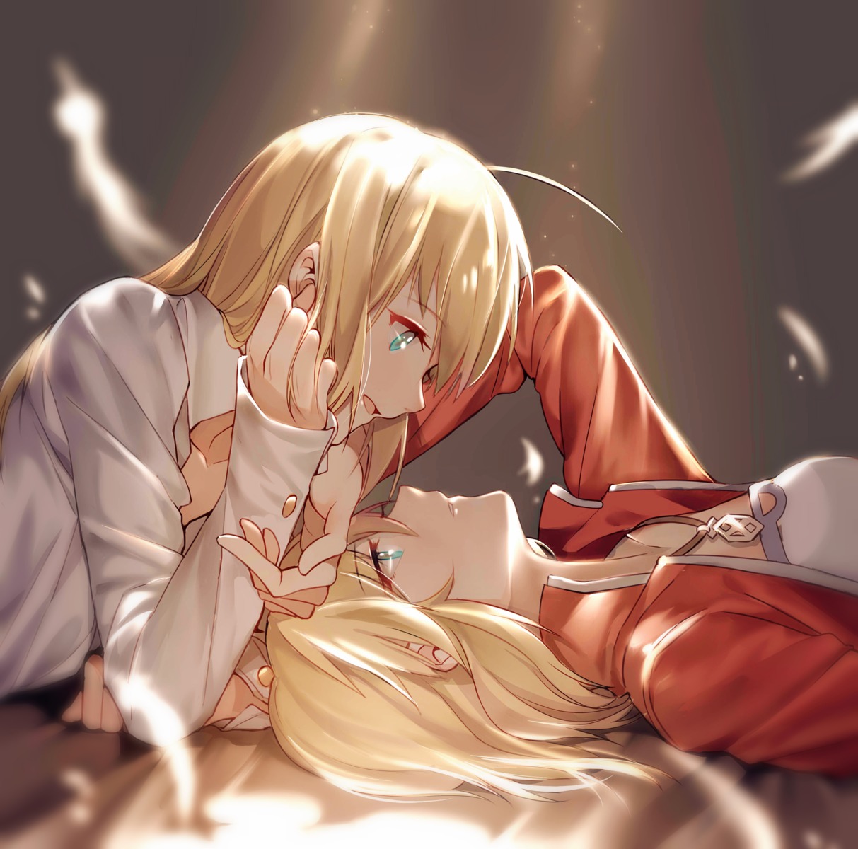 fate/apocrypha fate/stay_night mordred_(fate) saber yorukun