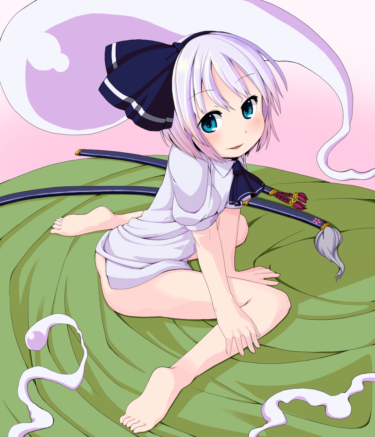 bottomless konpaku_youmu muku_(muku-coffee) myon sword touhou