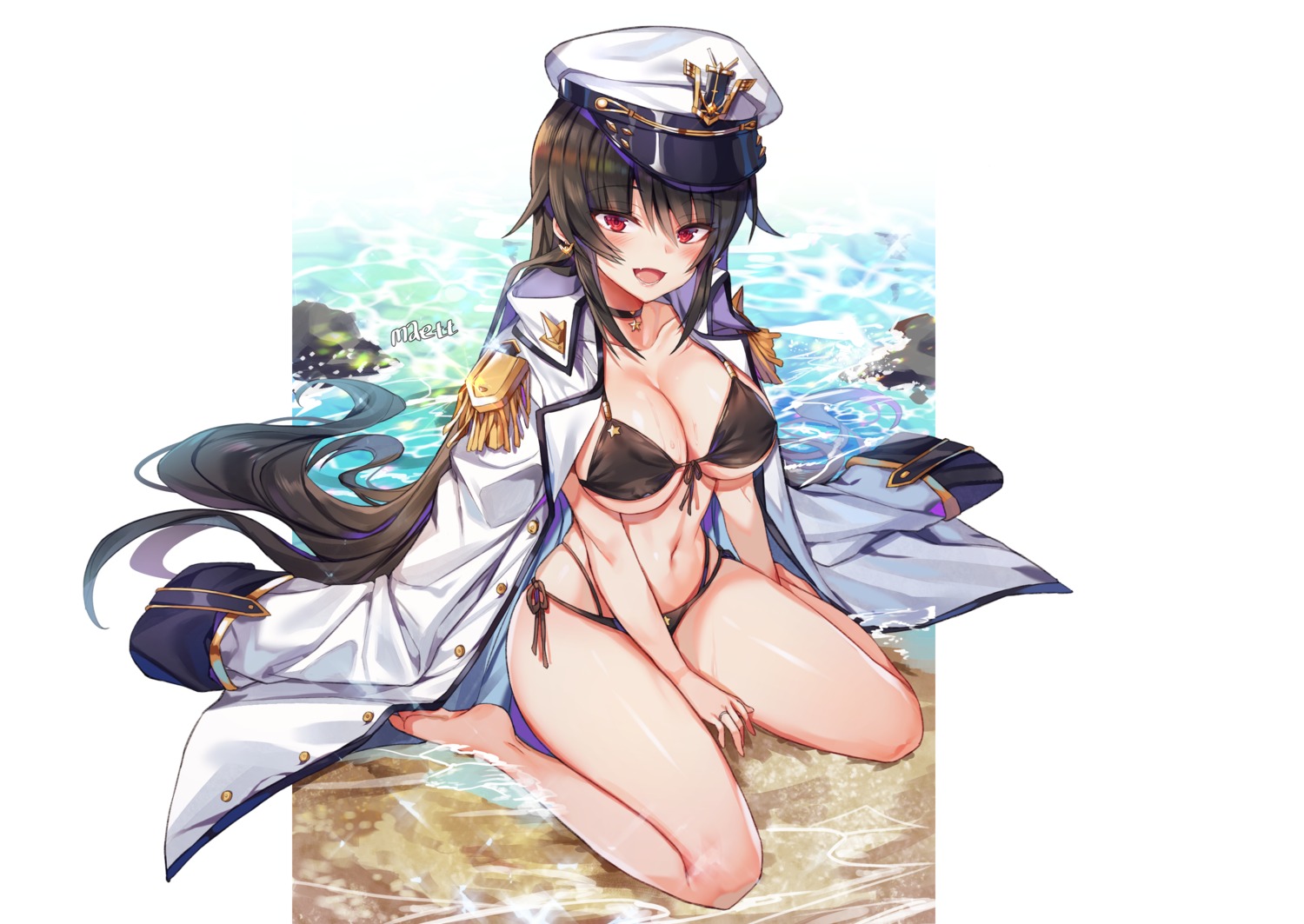 bikini maett soul_worker swimsuits uniform wet