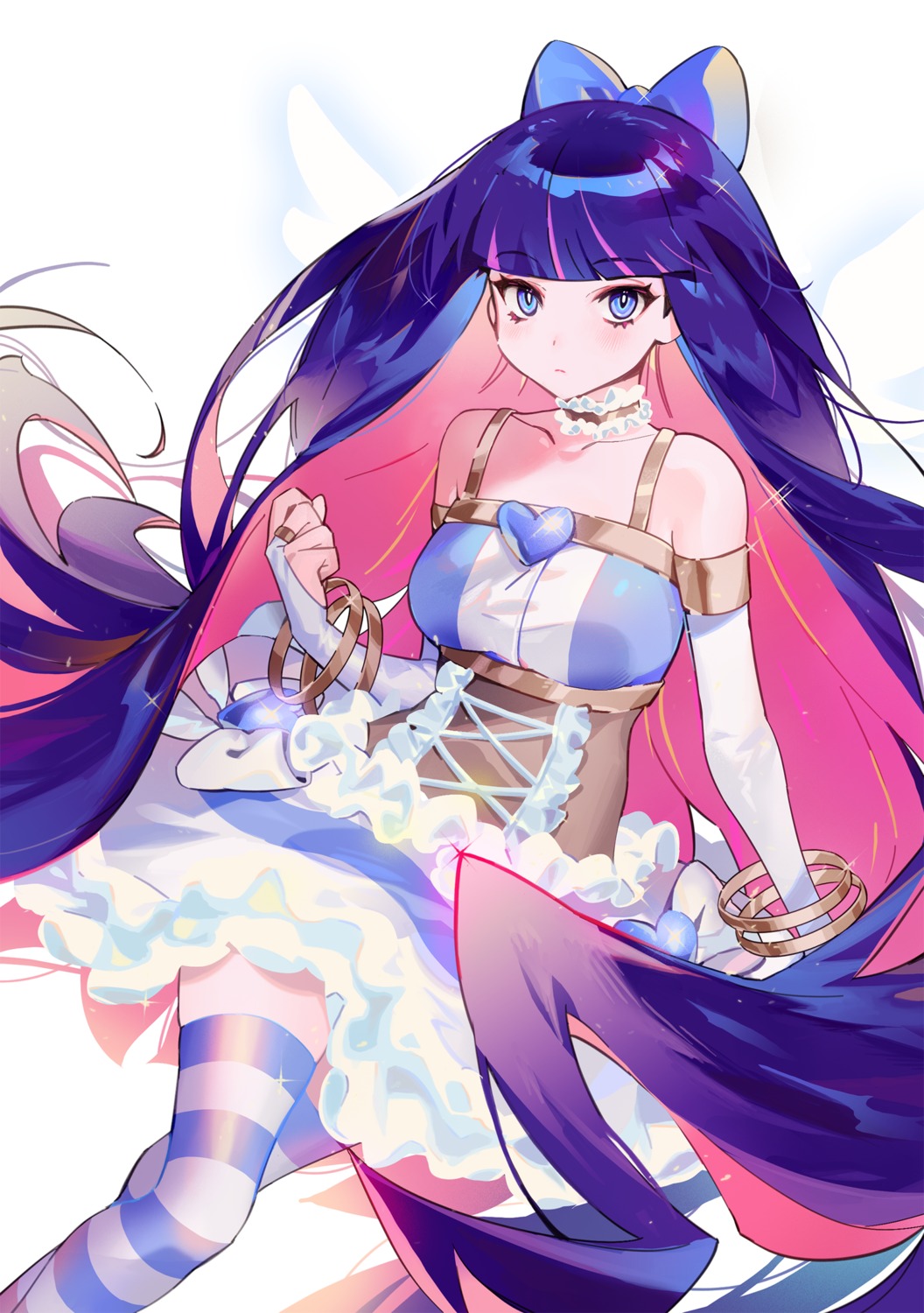 panty_&_stocking_with_garterbelt seoji skirt_lift stocking thighhighs