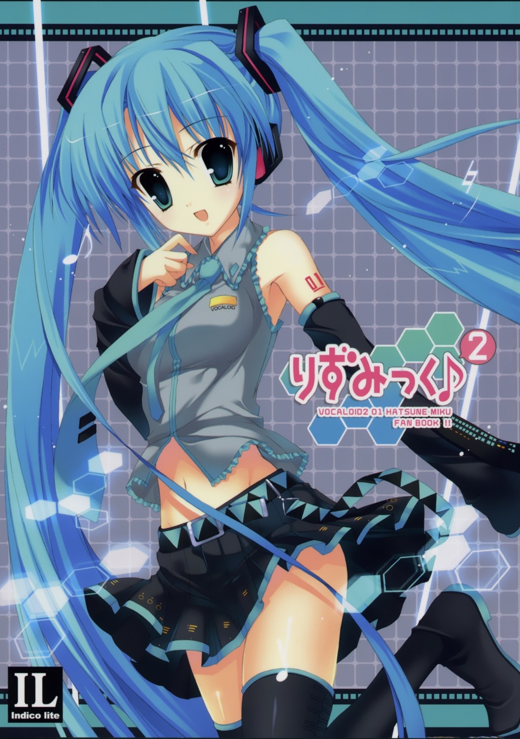 hatsune_miku indico_lite mitha thighhighs vocaloid