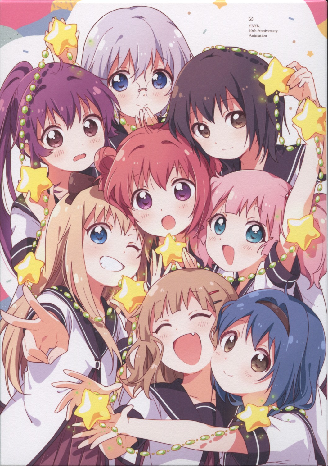 akaza_akari funami_yui furutani_himawari ikeda_chitose megane namori oomuro_sakurako raw_scan seifuku sugiura_ayano toshinou_kyouko yoshikawa_chinatsu yuru_yuri