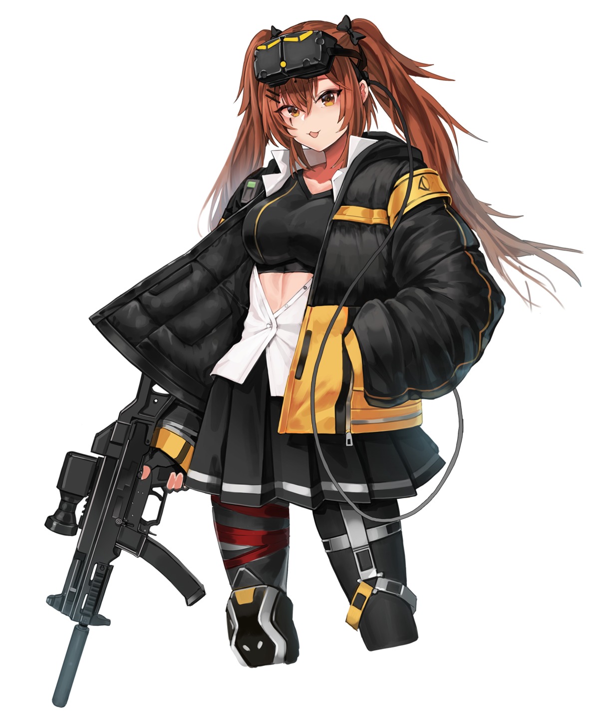 garter girls_frontline gun nlitz pantyhose ump9_(girls_frontline)