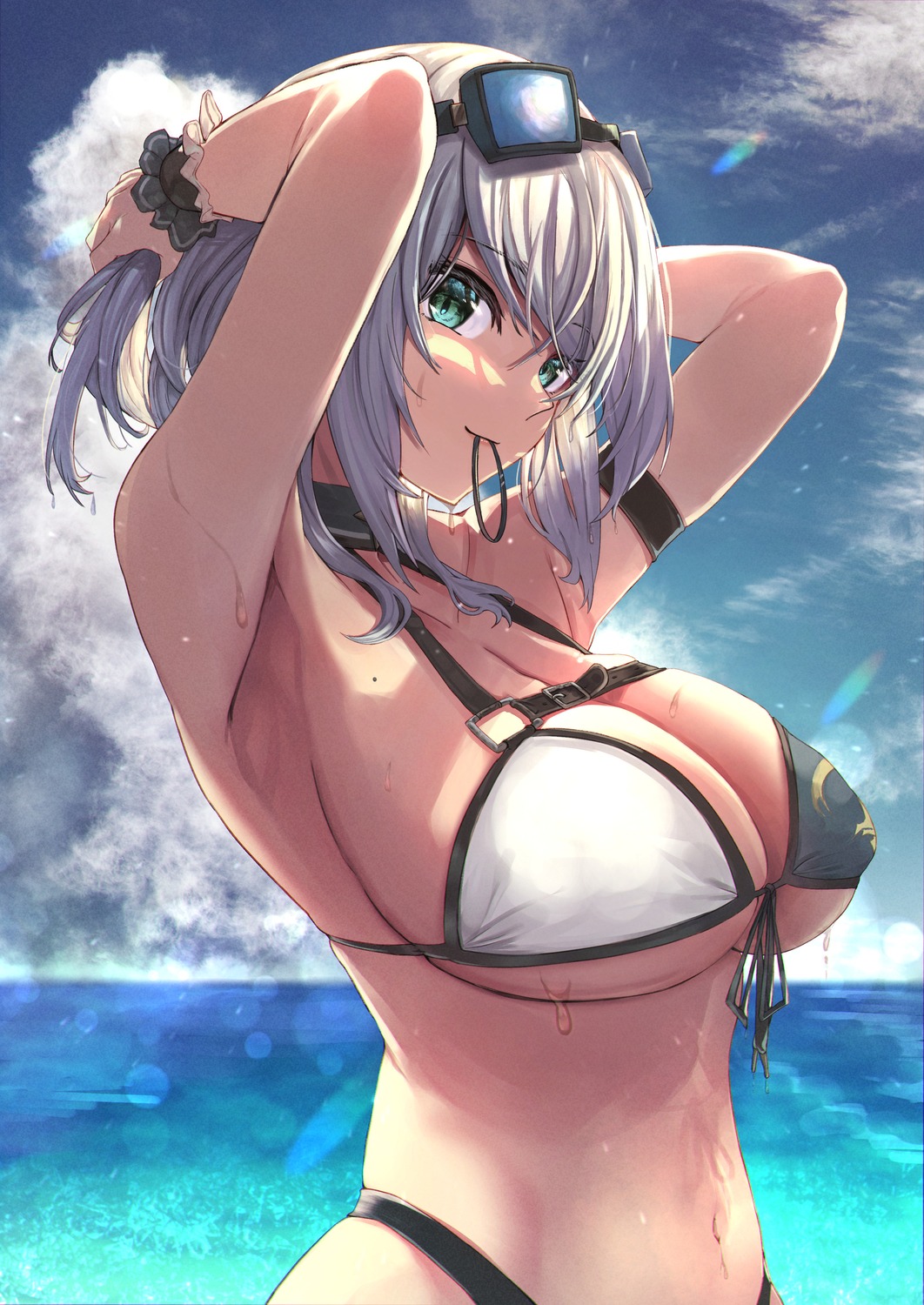 anemone_noa bikini hololive shirogane_noel swimsuits