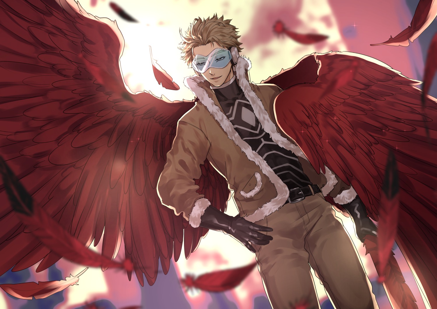 boku_no_hero_academia headphones male megane sae_sae takami_keigo wings