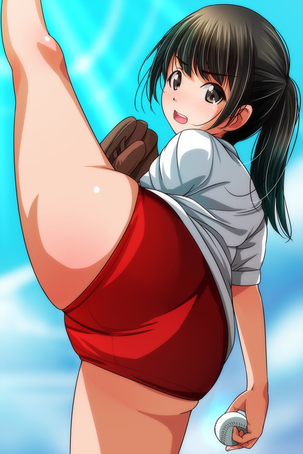 ass baseball buruma gym_uniform loli matsunaga_kouyou