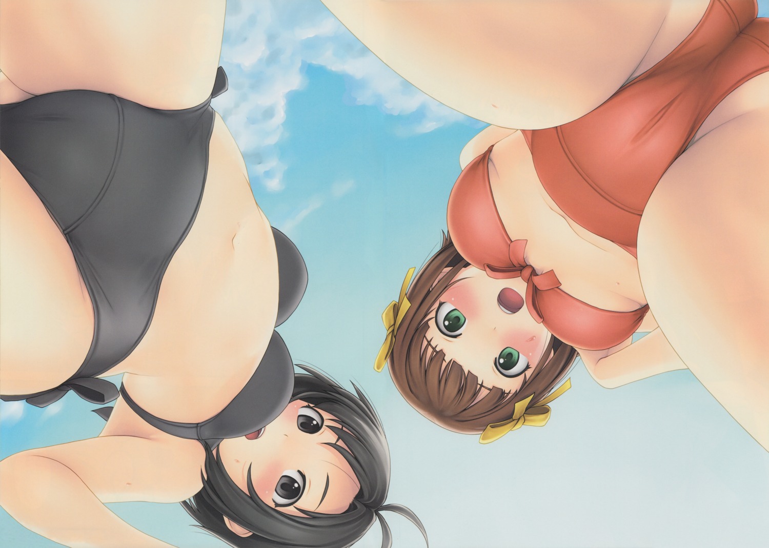 amami_haruka bikini cameltoe detexted fomalhaut kikuchi_makoto swimsuits tanaka_shoutarou the_idolm@ster