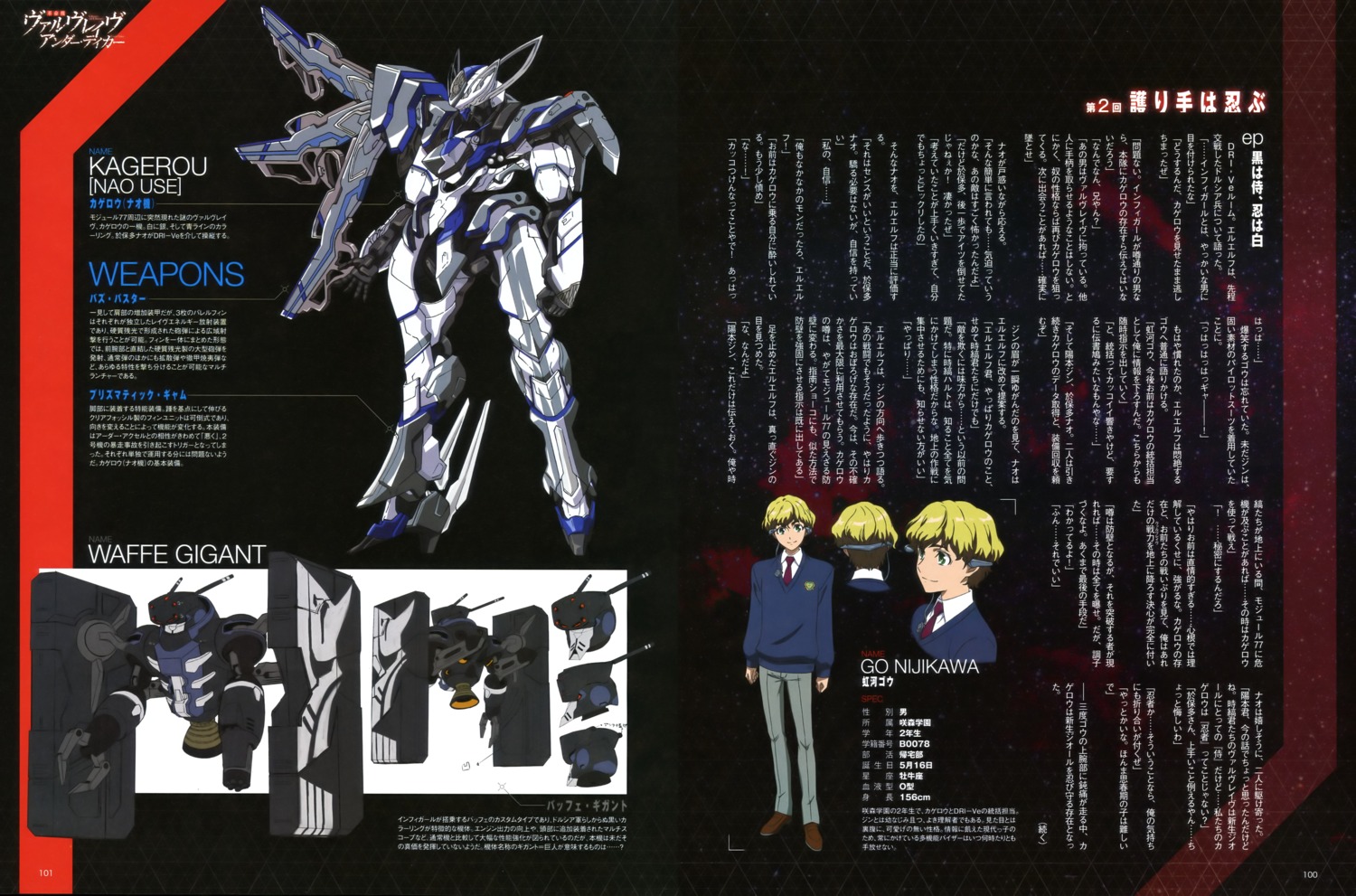 ishiwata_makoto kakumeiki_valvrave male mecha nijikawa_gou ono_sayaka