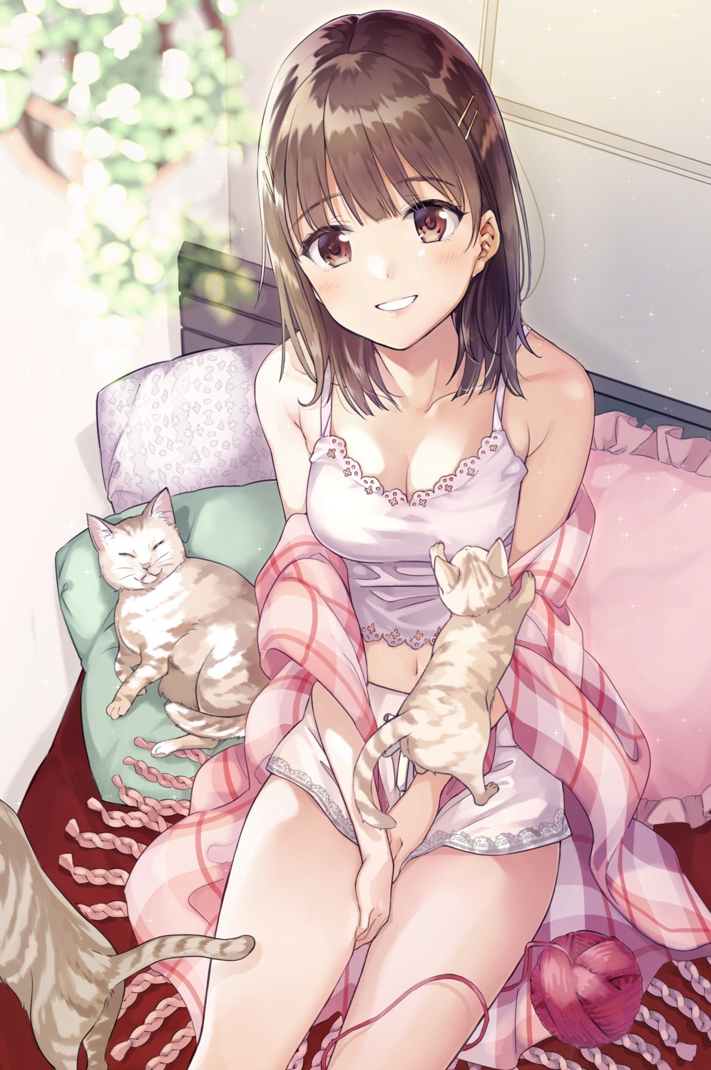 cleavage lingerie matsuzaki_miyuki neko