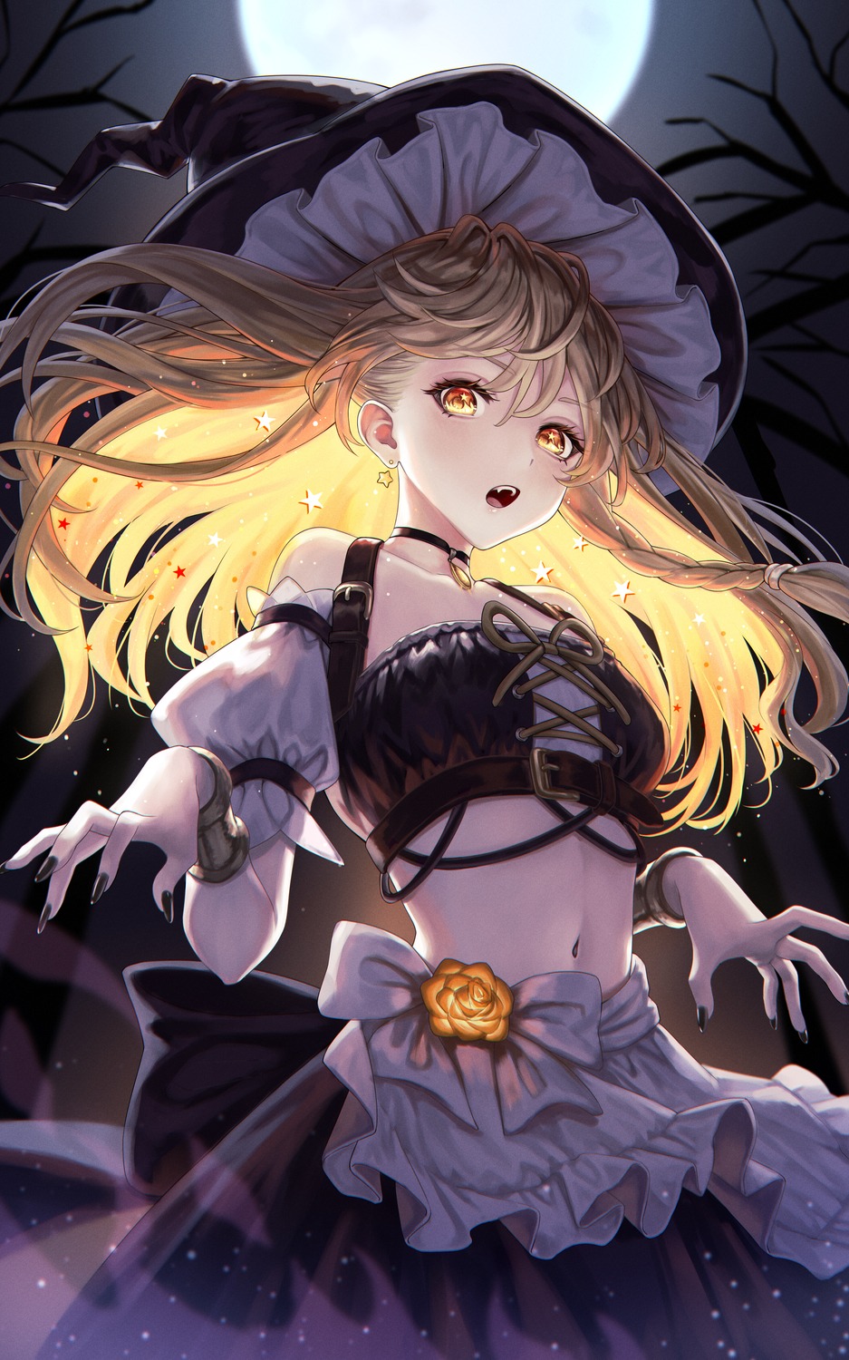 kirisame_marisa torinari_(dtvisu) touhou witch