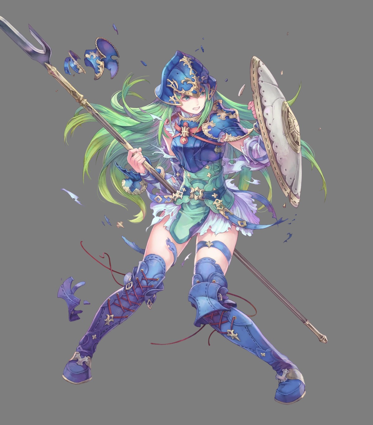 armor fire_emblem fire_emblem:_souen_no_kiseki fire_emblem_heroes garter haccan nephenee nintendo thighhighs torn_clothes transparent_png weapon