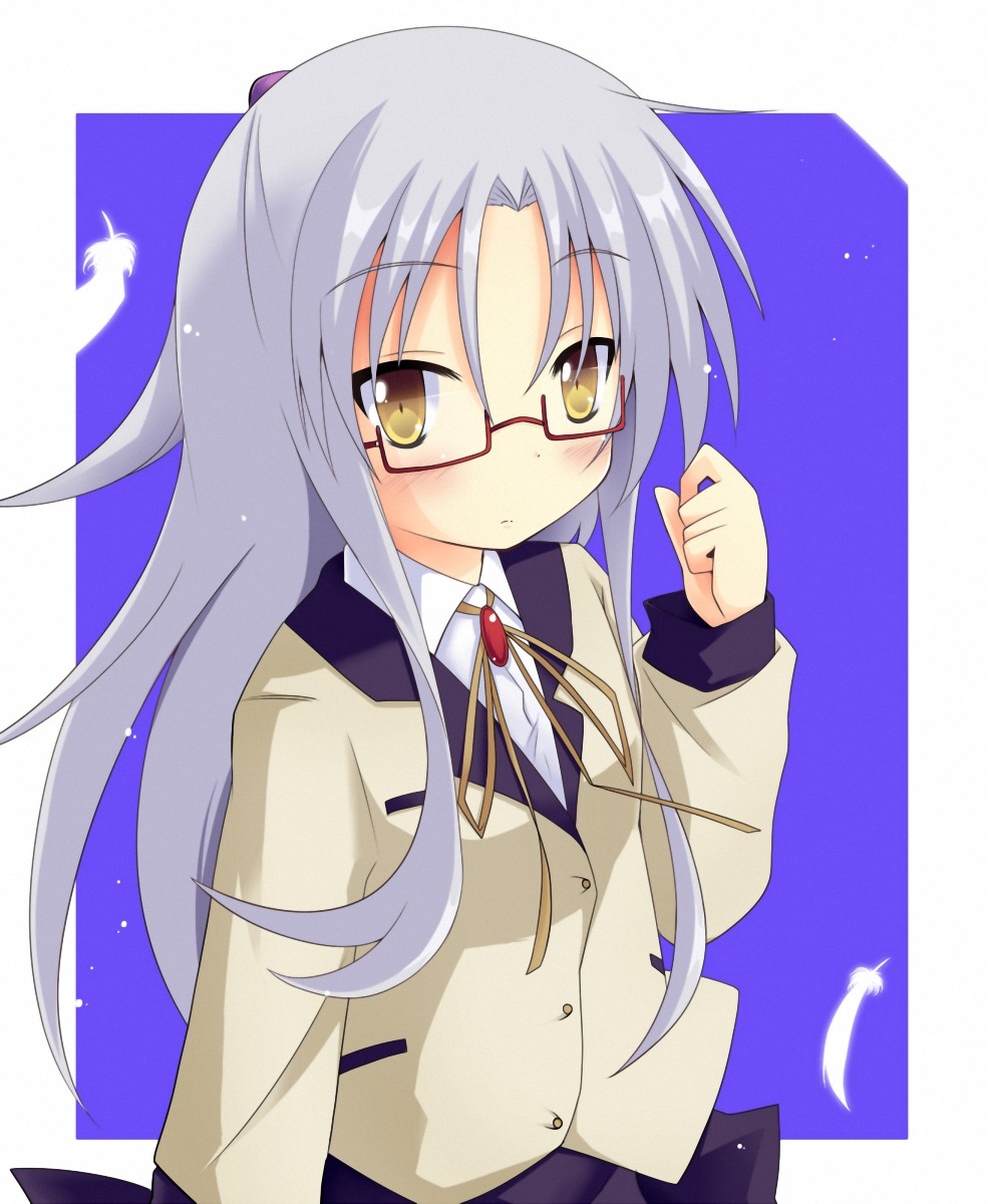 angel_beats! ichihina megane seifuku tachibana_kanade