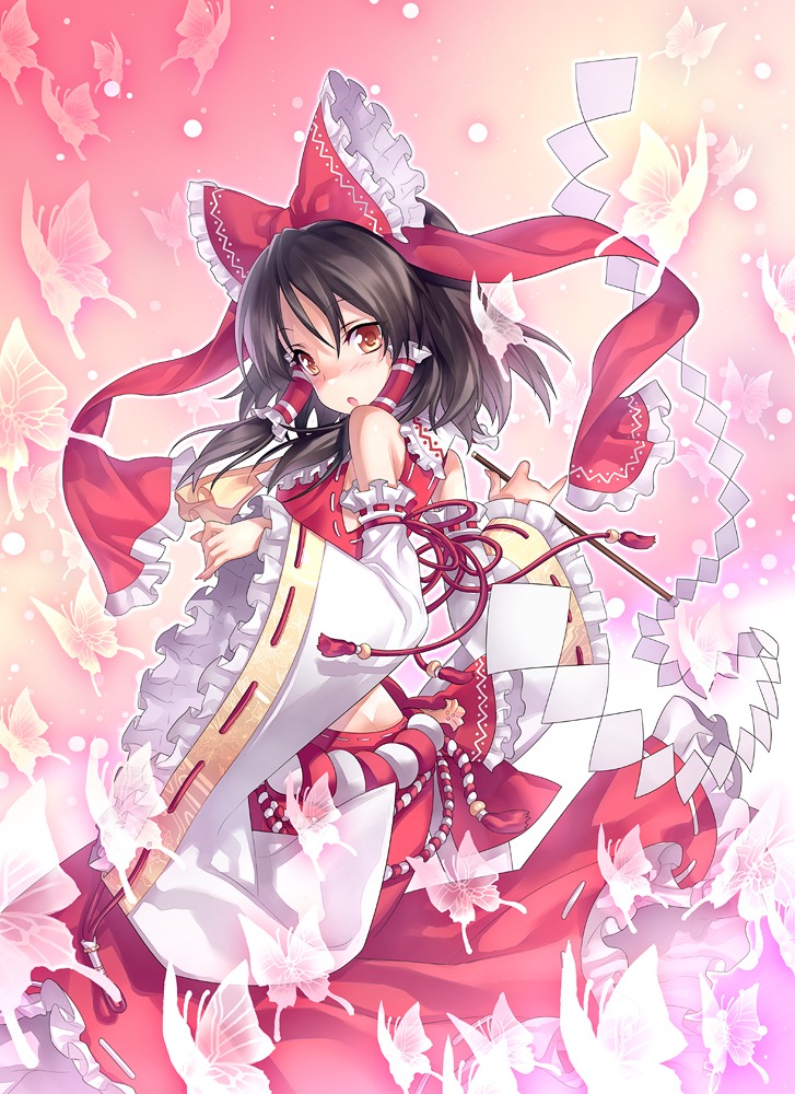 hakurei_reimu kousaki_rui touhou