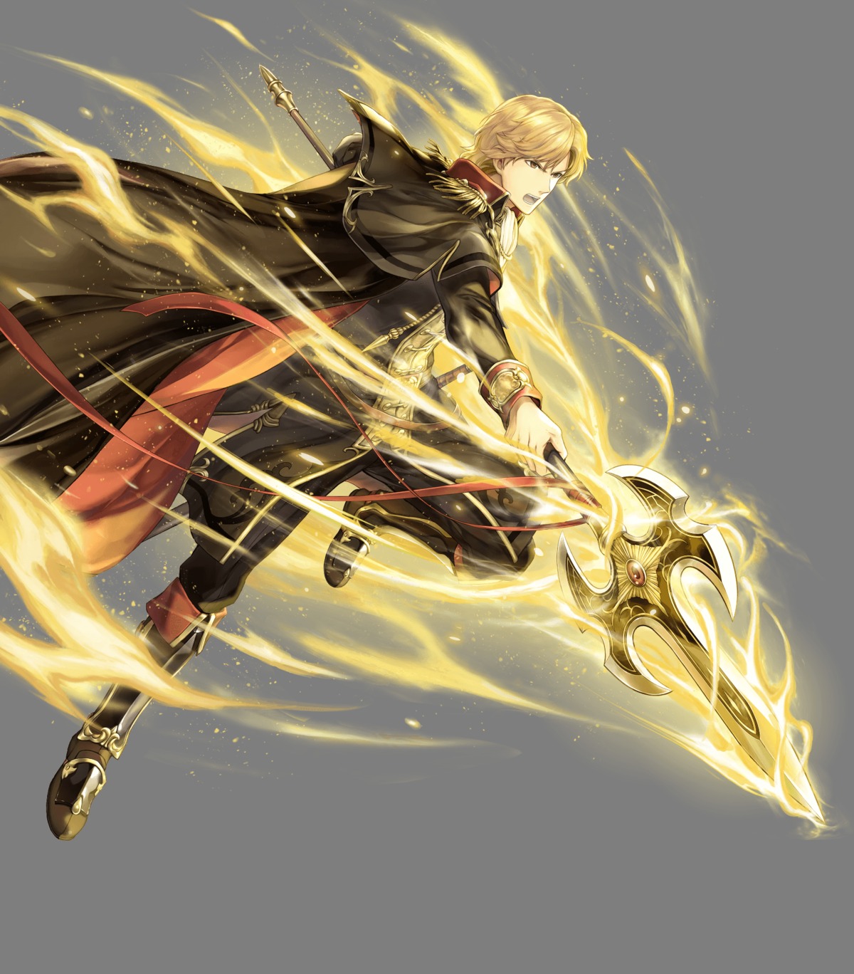 fire_emblem fire_emblem_echoes heels nintendo sword uniform weapon yamada_koutarou zeke_(fire_emblem)