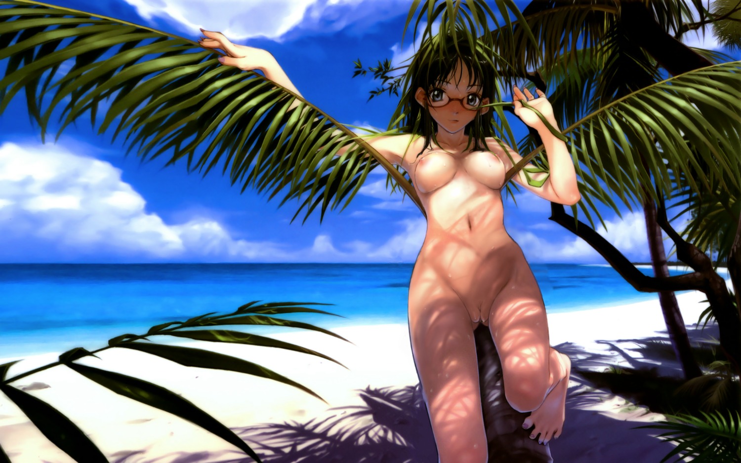 hidari megane naked nipples photoshop pussy uncensored wallpaper