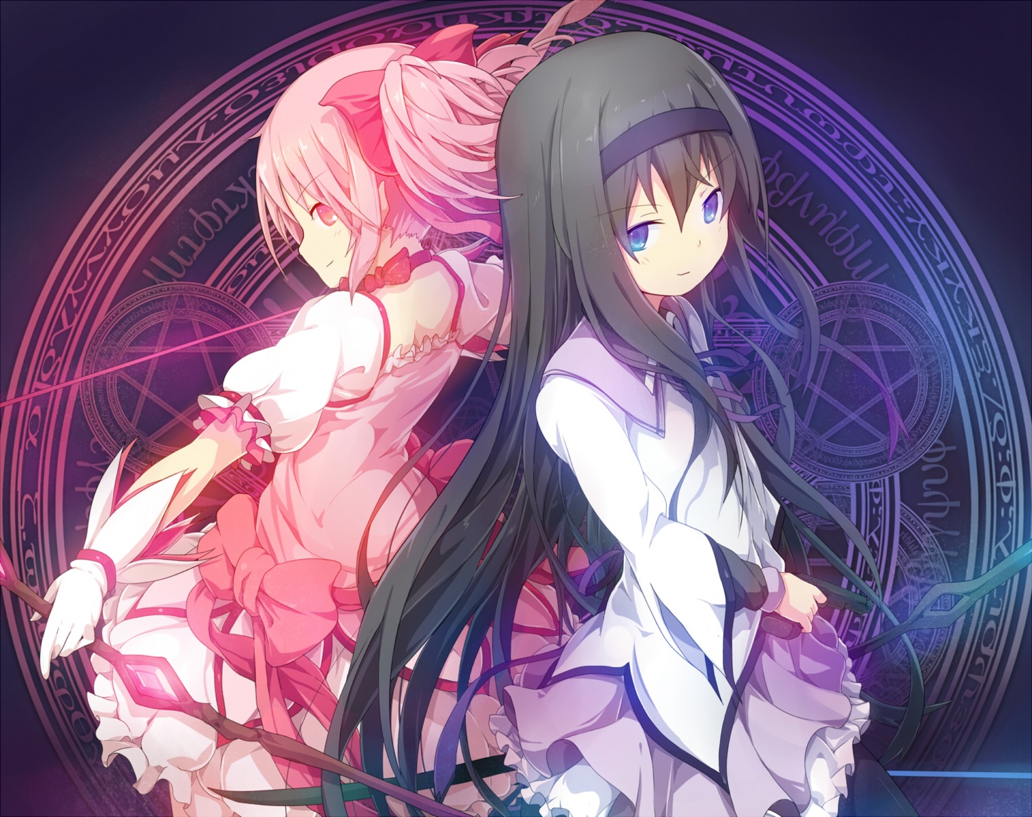 akemi_homura kaname_madoka mahou_shoujo_madoka_magica ogipote