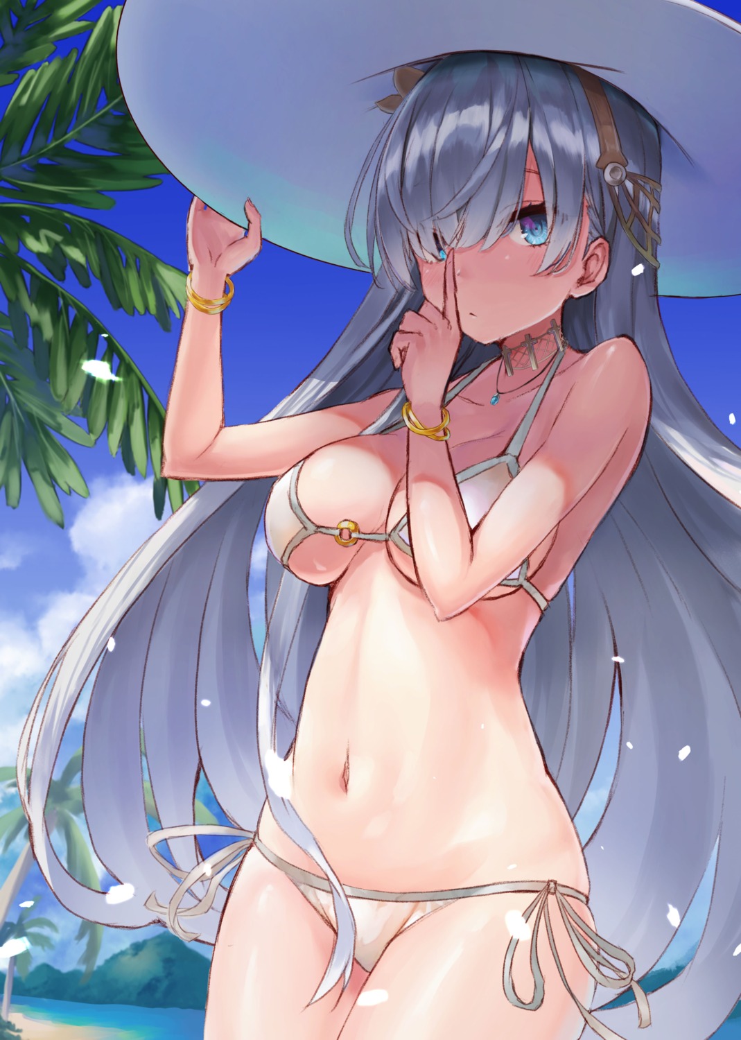 anastasia_(fate/grand_order) bikini fate/grand_order gatling033 swimsuits underboob